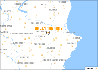 map of Ballynabarny