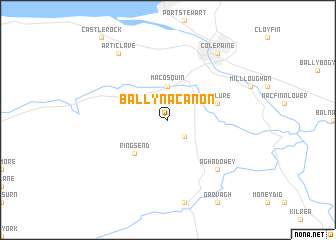 map of Ballynacanon