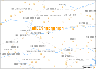 map of Ballynacarriga