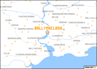 map of Ballynaclash