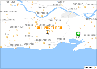 map of Ballynaclogh