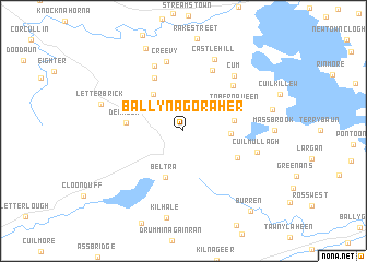map of Ballynagoraher
