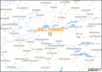 map of Ballynahaia