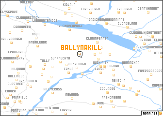 map of Ballynakill