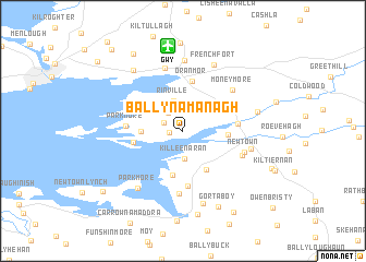 map of Ballynamanagh