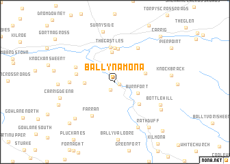 map of Ballynamona