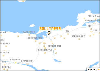 map of Ballyness