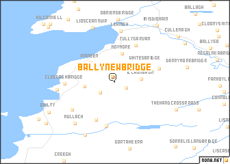 map of Ballynew Bridge