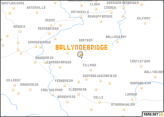 map of Ballynoe Bridge