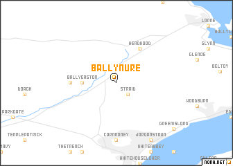 map of Ballynure