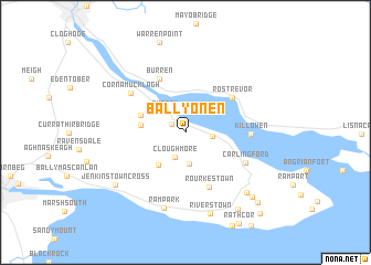 map of Ballyonen