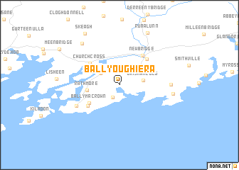 map of Ballyoughiera