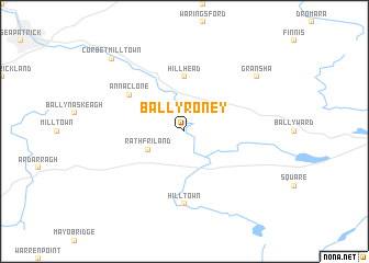 map of Ballyroney