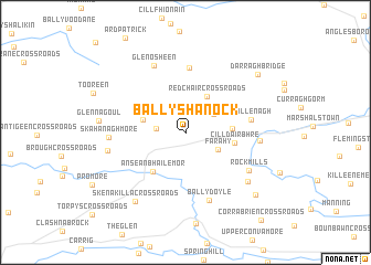 map of Ballyshanock