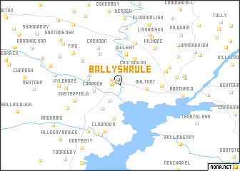 map of Ballyshrule