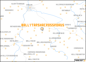 map of Ballytarsha Cross Roads