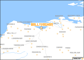 map of Ballyvaghan