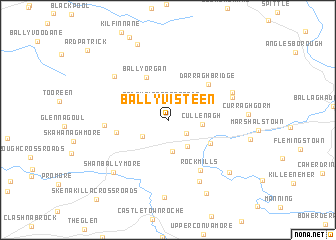 map of Ballyvisteen