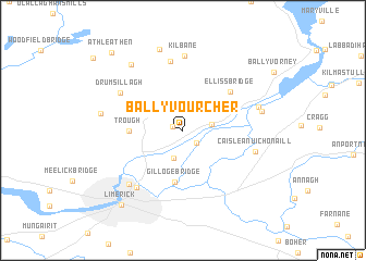 map of Ballyvourcher