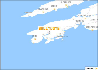 map of Ballyvoye