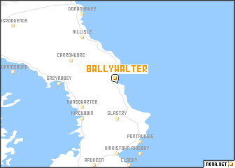 map of Ballywalter