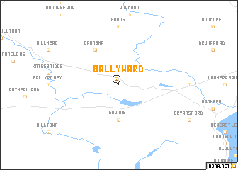 map of Ballyward