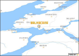 map of Balmacara