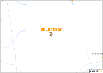 map of Balmaceda