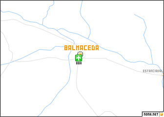 map of Balmaceda
