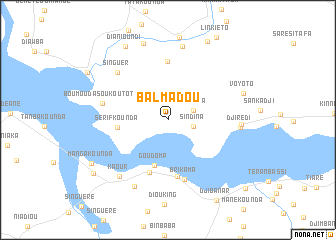 map of Balmadou