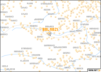 map of Balmazi