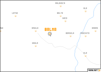 map of Balma