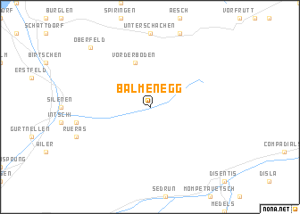 map of Balmenegg