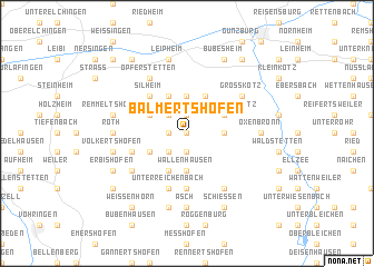 map of Balmertshofen