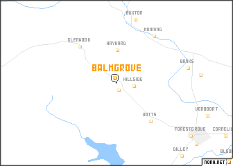 map of Balm Grove