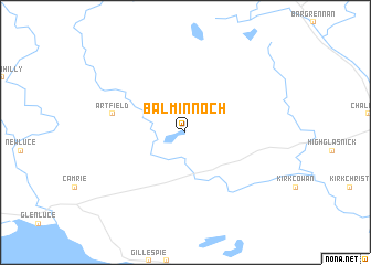map of Balminnoch