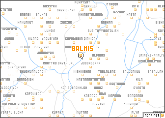 map of Balmīs