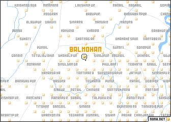 map of Balmohan