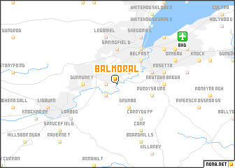 map of Balmoral