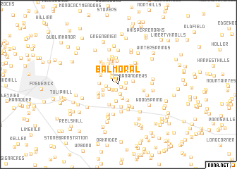 map of Balmoral