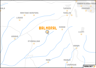 map of Balmoral