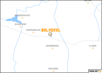 map of Balmoral