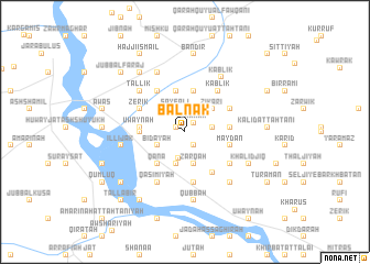 map of Balnak