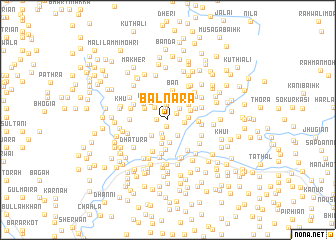 map of Balnāra