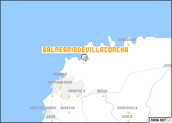 map of Balneario de Villa Concha