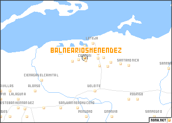 map of Balnearios Menéndez