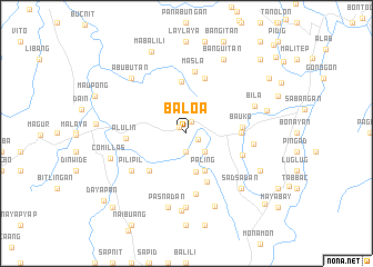 map of Baloa