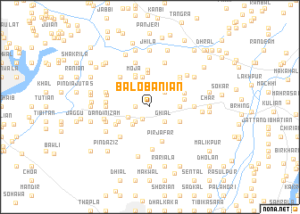 map of Balobaniān