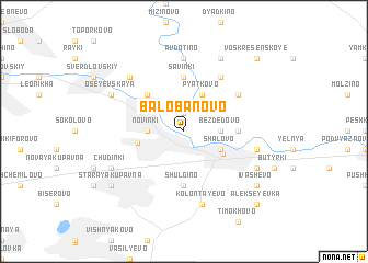 map of Balobanovo