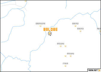 map of Balobe